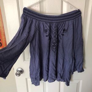 Ruffled off the Shoulder Blouse!